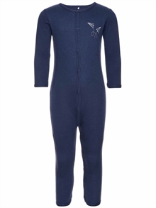 2-Pack Pyjamas Blårandig Mini Fram Blå Name It