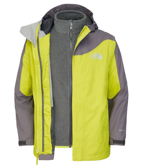 The North Face Evolution Triclimate Venom Yellow Skaljacka Barn