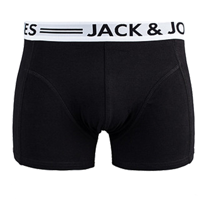 1-Pack Boxerkalsong Herr Black Svart Jack & Jones