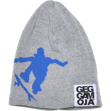 Geggamoja Stickad Geggamoja Mössa Skate Grå Stickad Mössa Barn