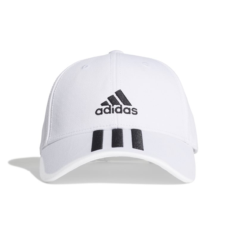 Adidas Baseball 3 Stripe Keps Vit Svart