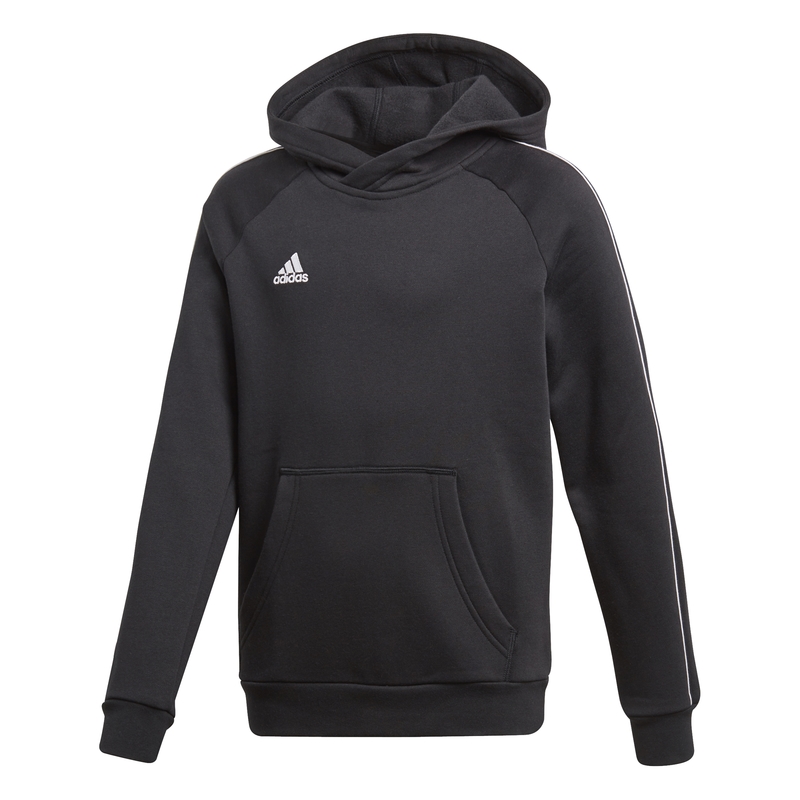 Adidas Core 18 Lättviktshuvtröja Junior Svart