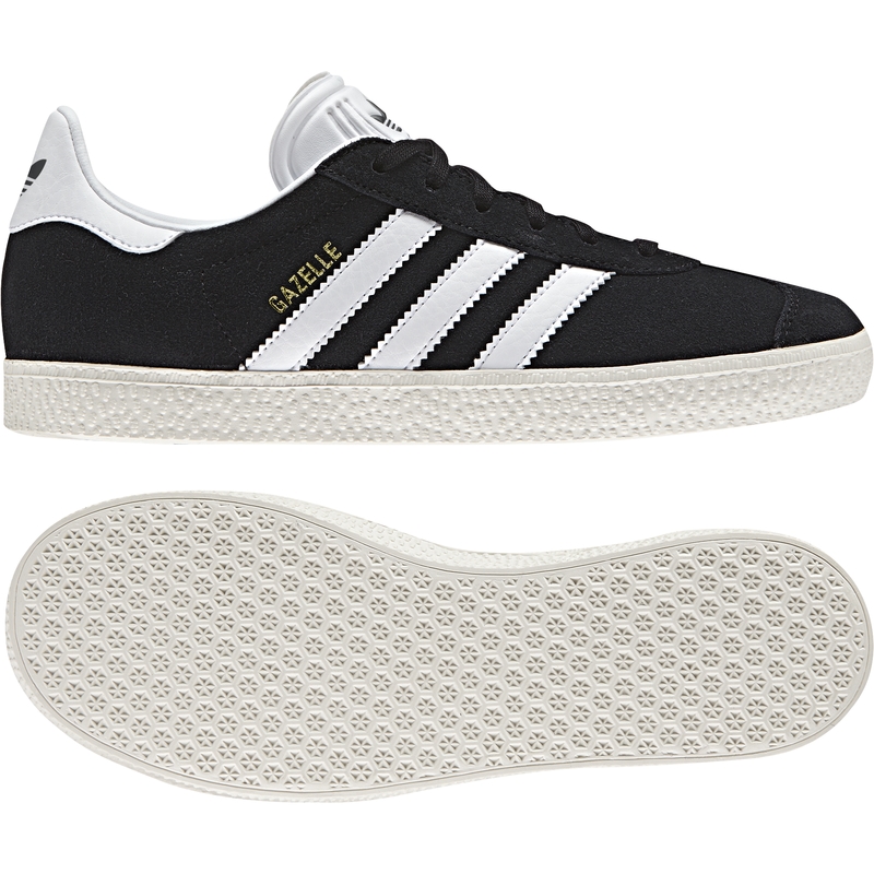 Adidas Gazelle Skor Junior Svart under över