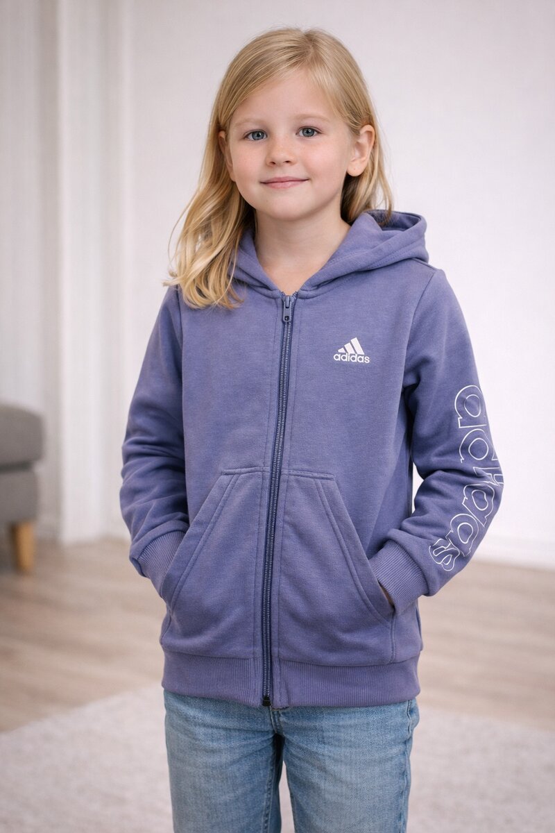 Adidas-Hoodie-med-Dragkedja-Barn---Junior-Purple-10