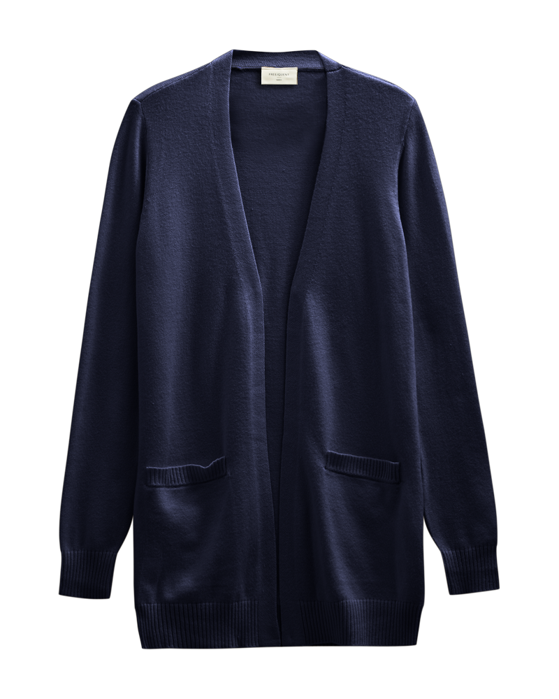 Agnes-Cardigan-Dam-Navy-Blazer-Freequent--Smilebutiken-1