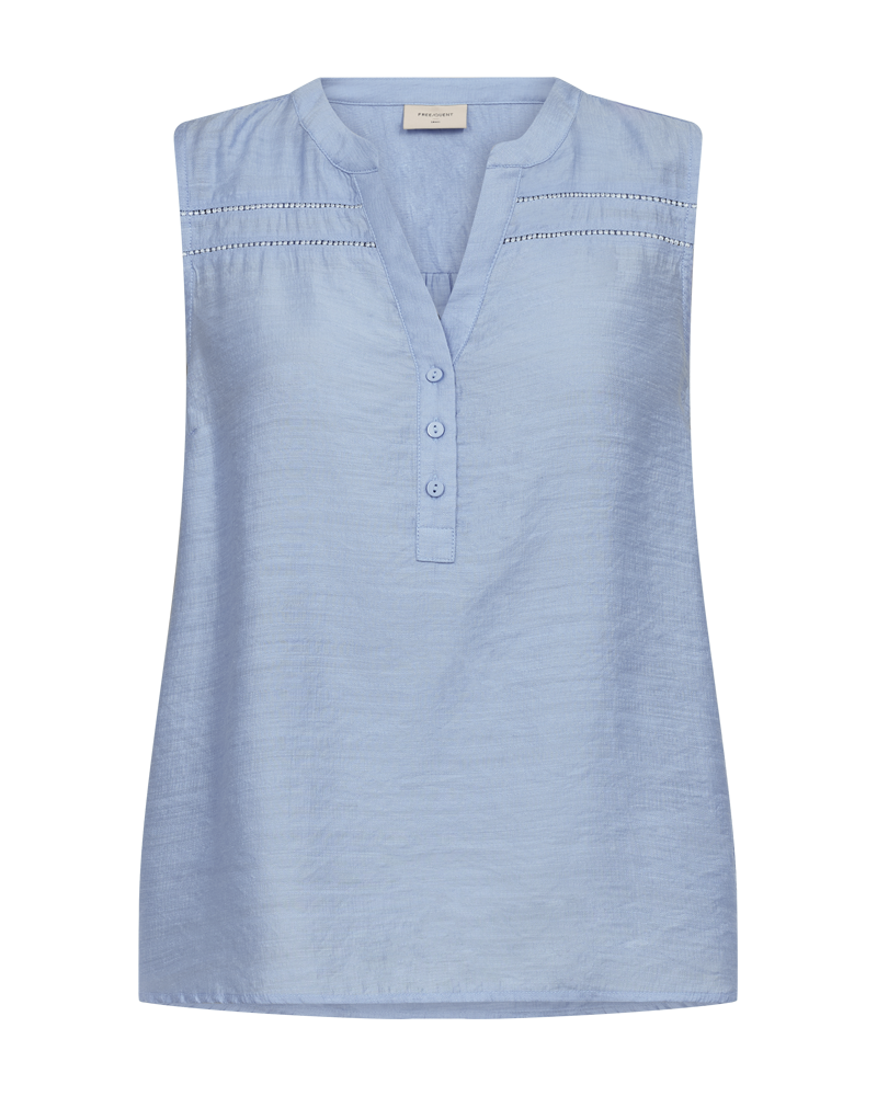 Andrea-Armlos-Blus-Dam-Chambray-Blue-Freequent--Smilebutiken-1