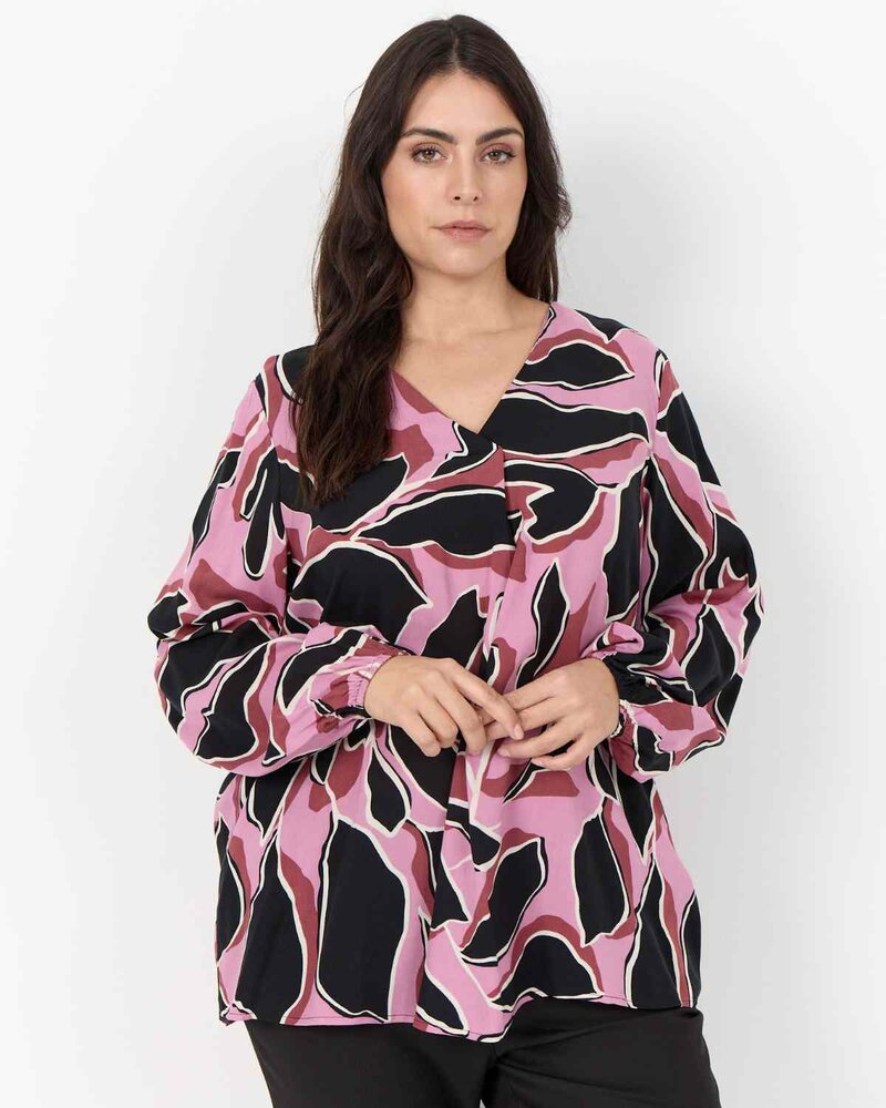 Athalia-2-V-ringad-Blus-Mauve-Orchid-Combi-Wasabiconcept--Smilebutiken-1
