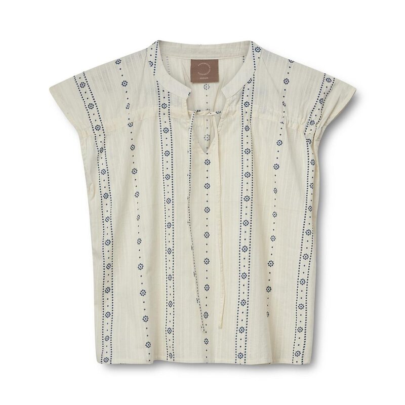 Bali-Kortarmad-Topp-Dam-Ecru-Kopenhaken--Smilebutiken-1