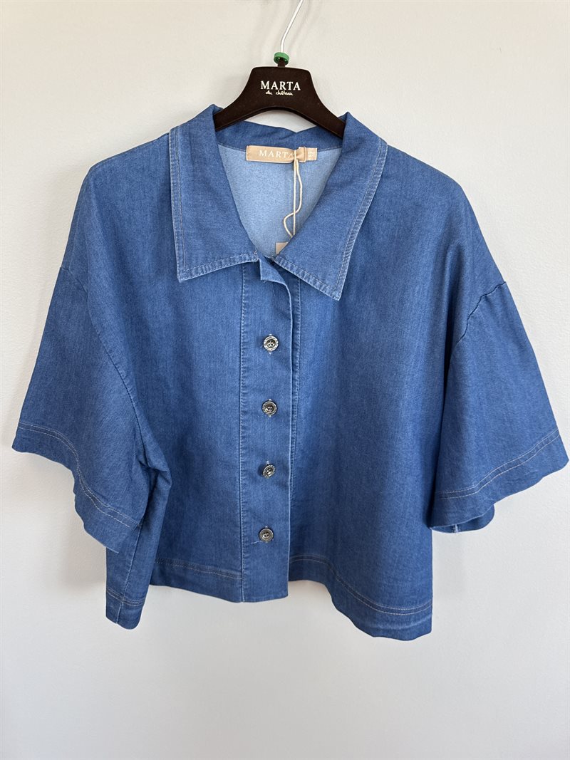 Belisa Jacka Dam Medium Blue Marta du Chateau | Smilebutiken