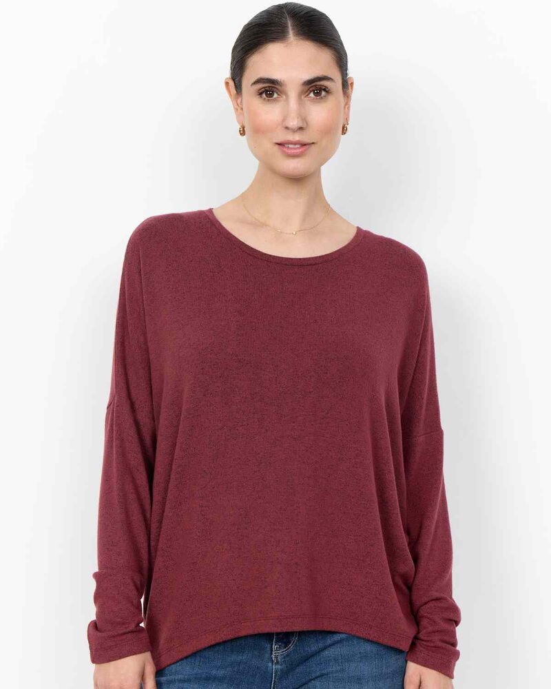 Biara-Troja-Dam-Oxblood-Red-Melange-Soyaconcept--Smilebutiken-1