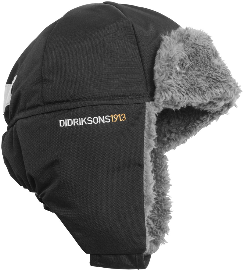 Biggles Kids Cap Black  Vintermössa Barn Didriksons