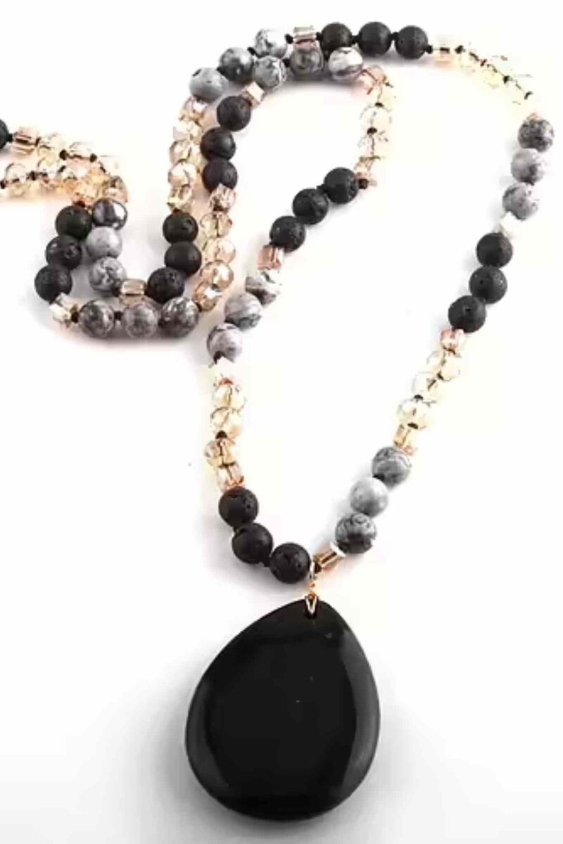 By-Odahl-Linnea-Halsband-Black-Brown-Stone-1