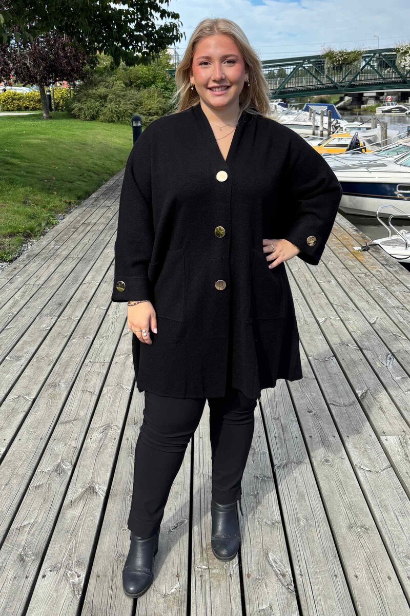 CC-Fashion-Izabelle-Stickad-Cardigan-Dam-Black-1
