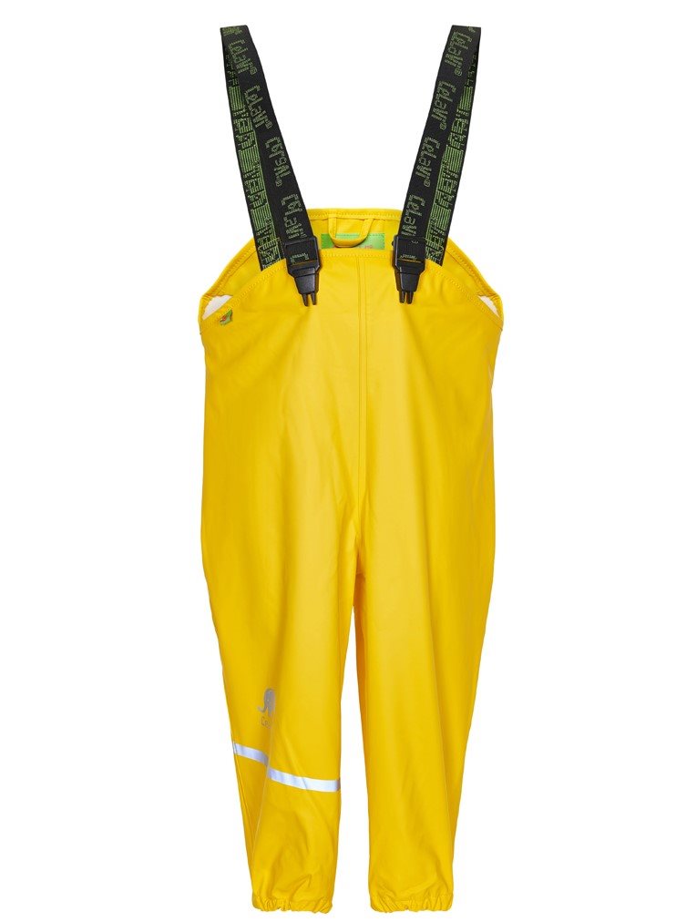 Celavi Rainwear PU Regnbyxa Barn Yellow