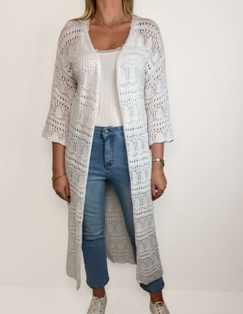 Chica-London-Betty-Virkad-Kaftan-Dam-White-1