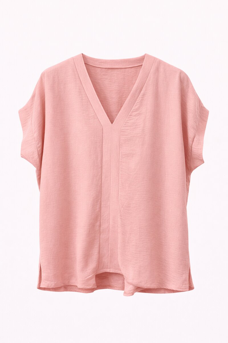 Chica-London-Kyla-V-ringad-Blus-Dam-Light-Pink-1