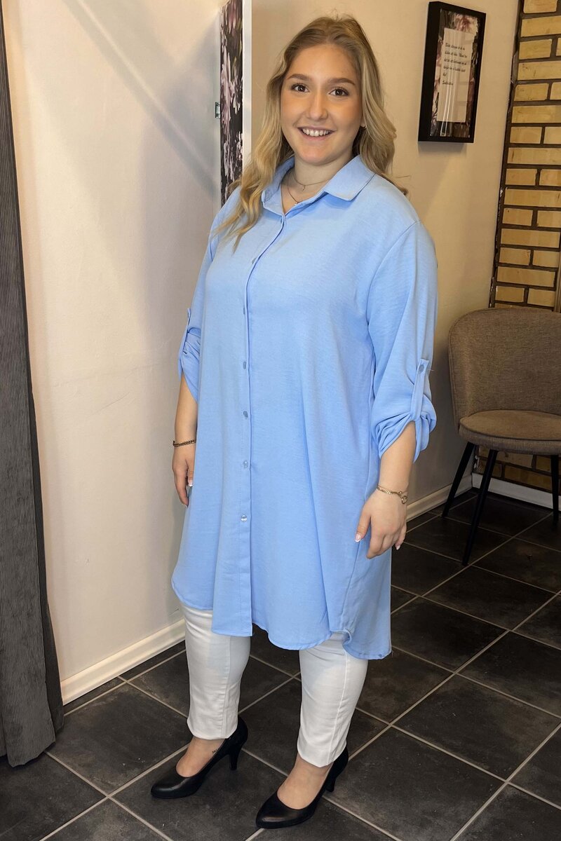 Chica-London-Langskjorta-Dam-Light-Blue-1