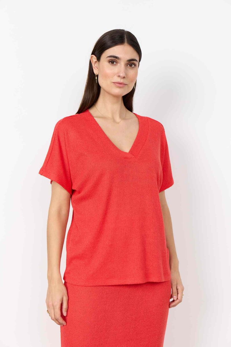 Delia-1-V-ringad-T-Shirt-Dam-Bittersweet-Soyaconcept--Smilebutiken-1
