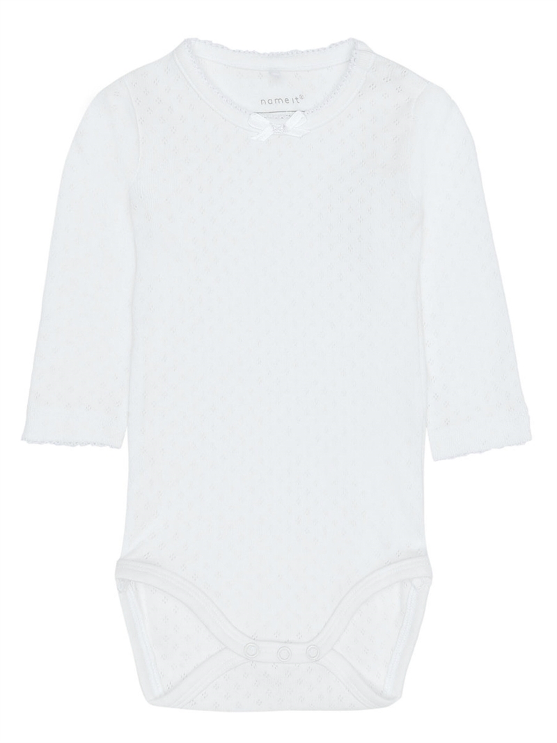 Denise Ls Body NB Bright White Baby