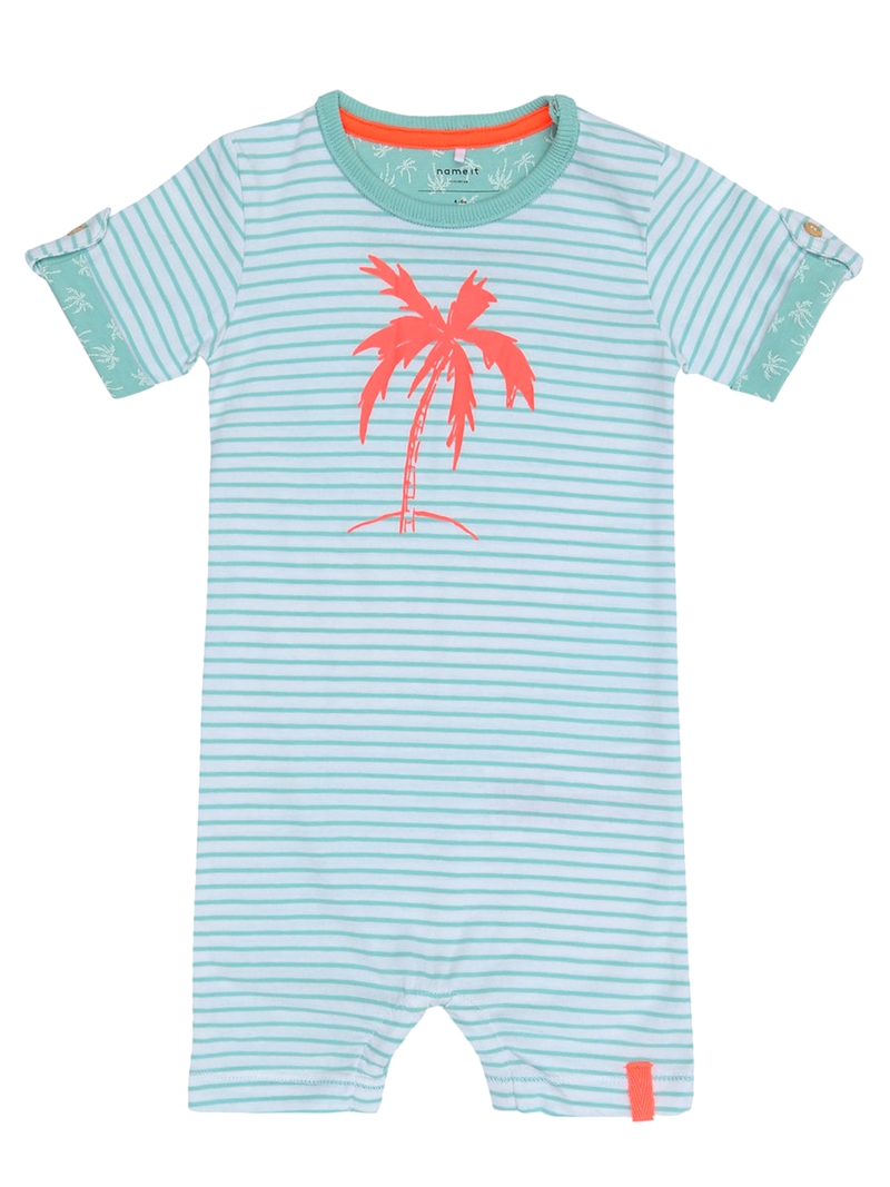 Derry Ss Sunsuit NB Aqua Haze