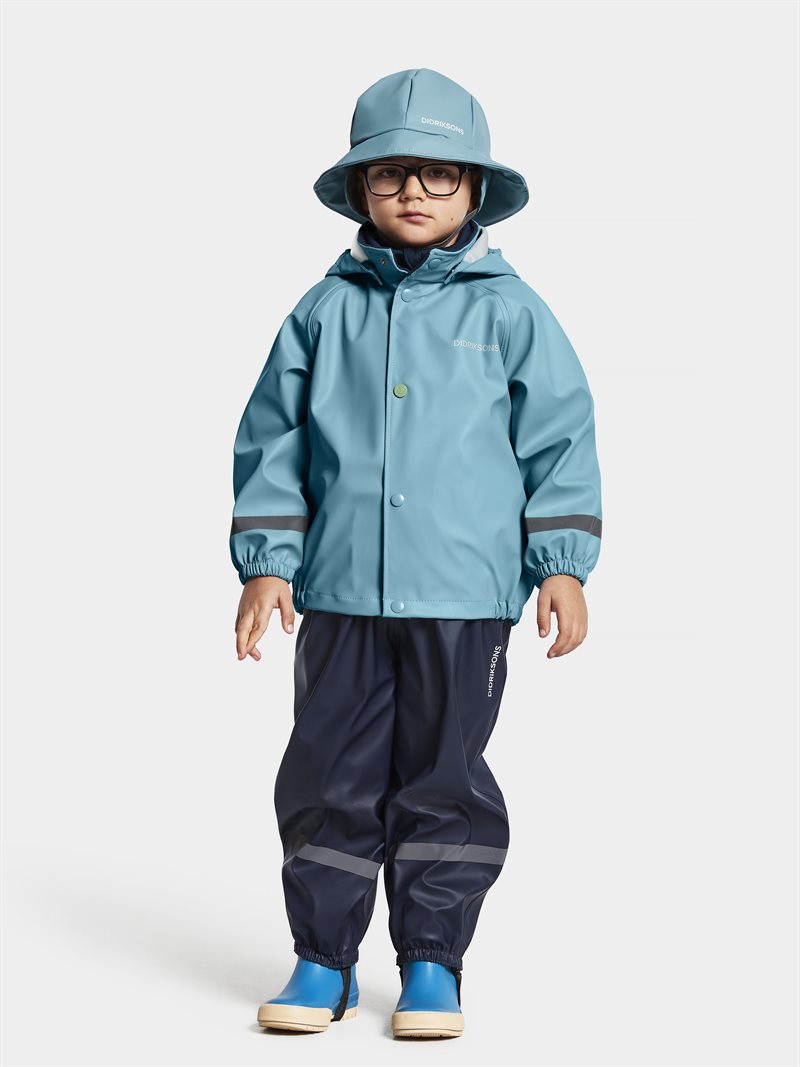 Didriksons Slaskeman 8 ofodrat regnset Barn Blue Wash