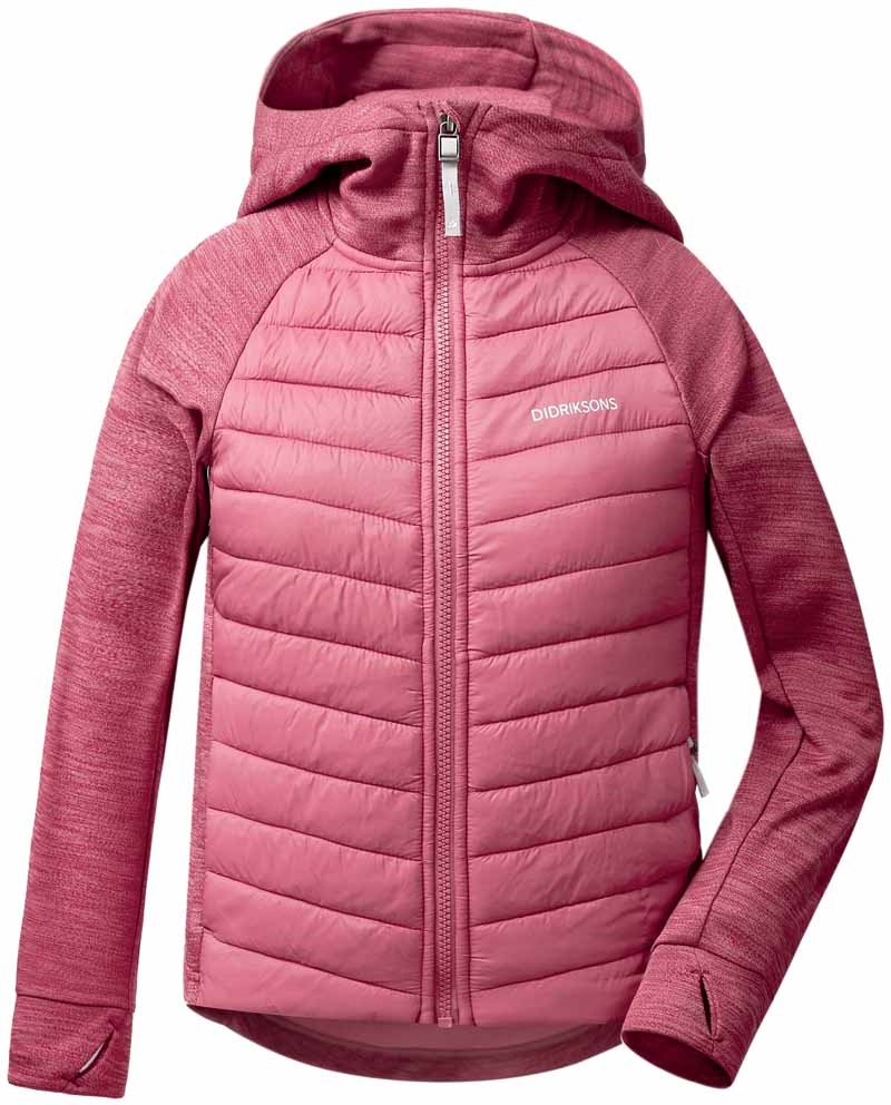 Didriksons Tovik Hybrid Hoodie 2 Junior Rosa (1)