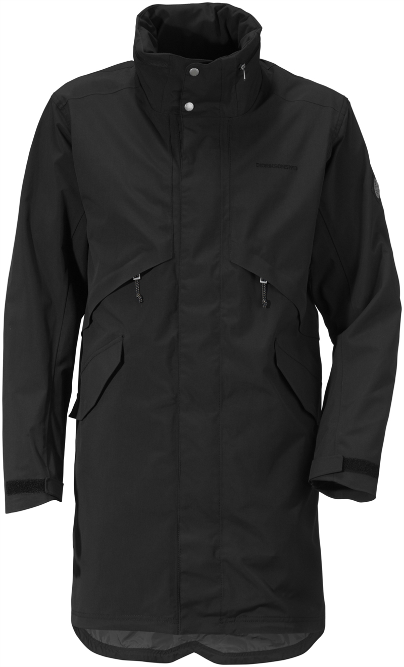 Emmett Mens  Parka Black Didriksons Skalrock Herr