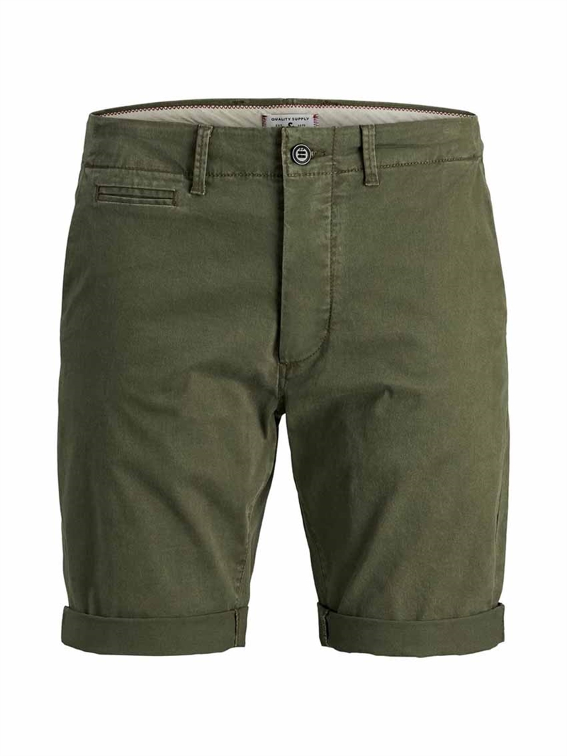 Enzo Chino Shorts Olivgrön Herr