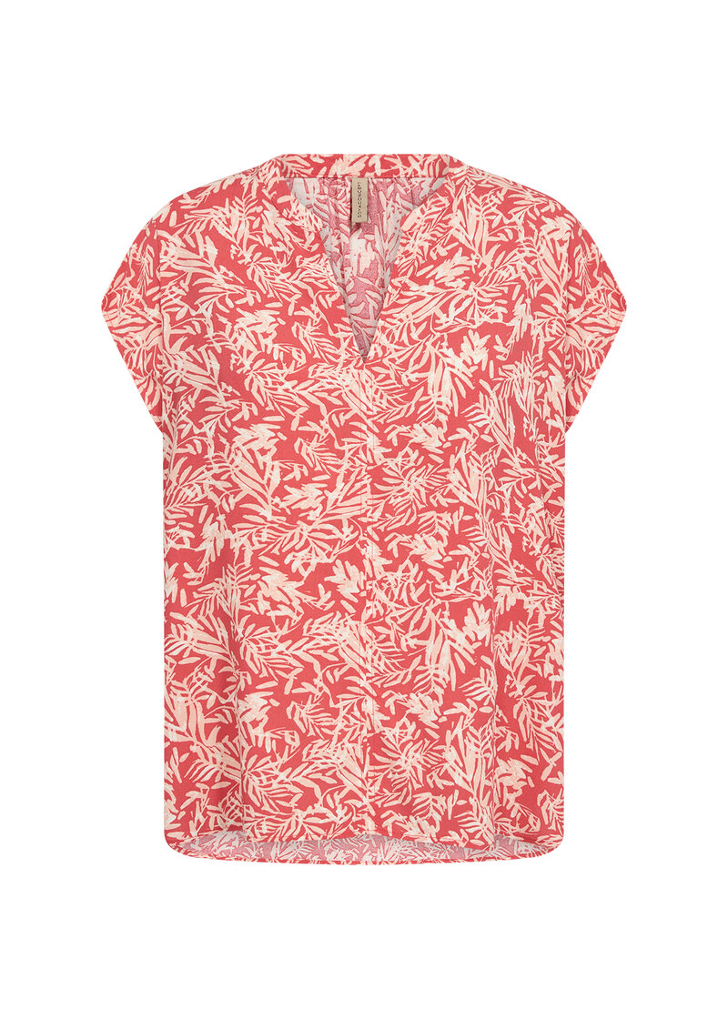 Faye-2-Kortarmad-Blus-Dam-Bittersweet-Combi-Soyaconcept--Smilebutiken-1