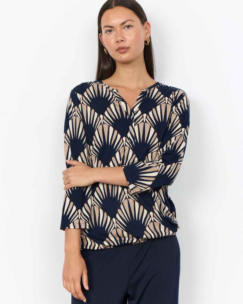 Felicity-555-Topp-Dam-Navy-Combi-Soyaconcept--Smilebutiken-1