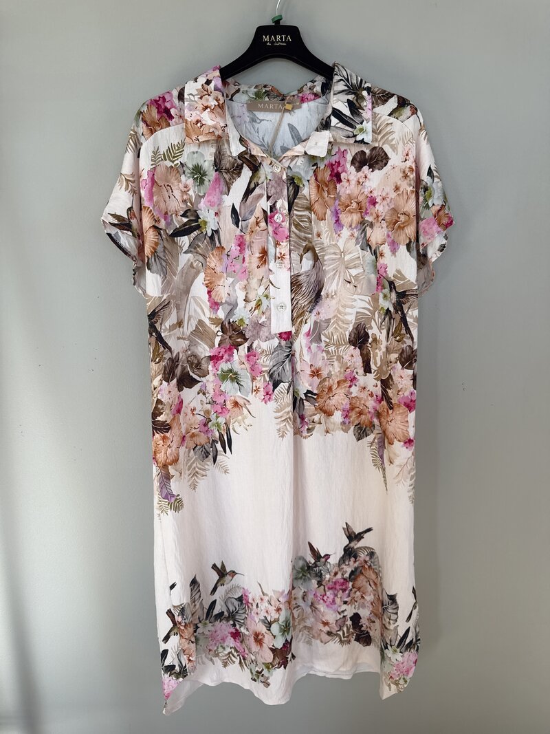 Felisa-Blommig-Tunika-Dam-Camel-Marta-du-Chateau--Smilebutiken-1