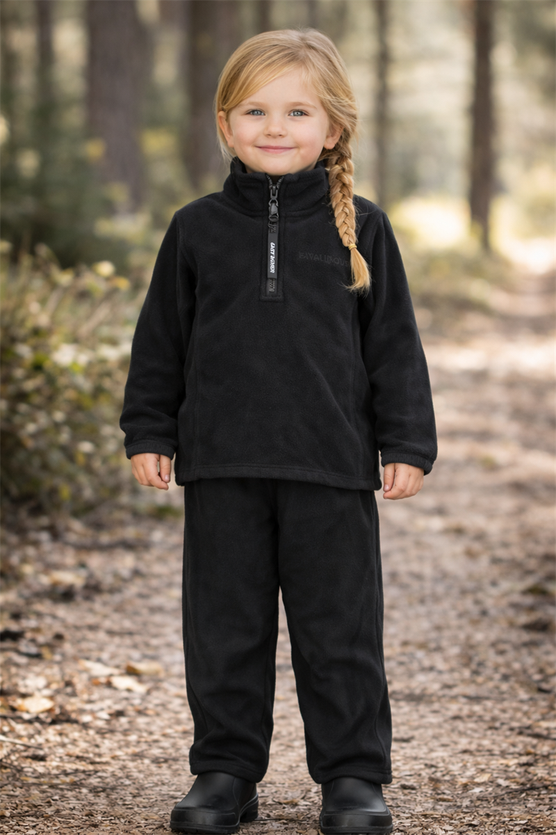 Fleece Set Svart