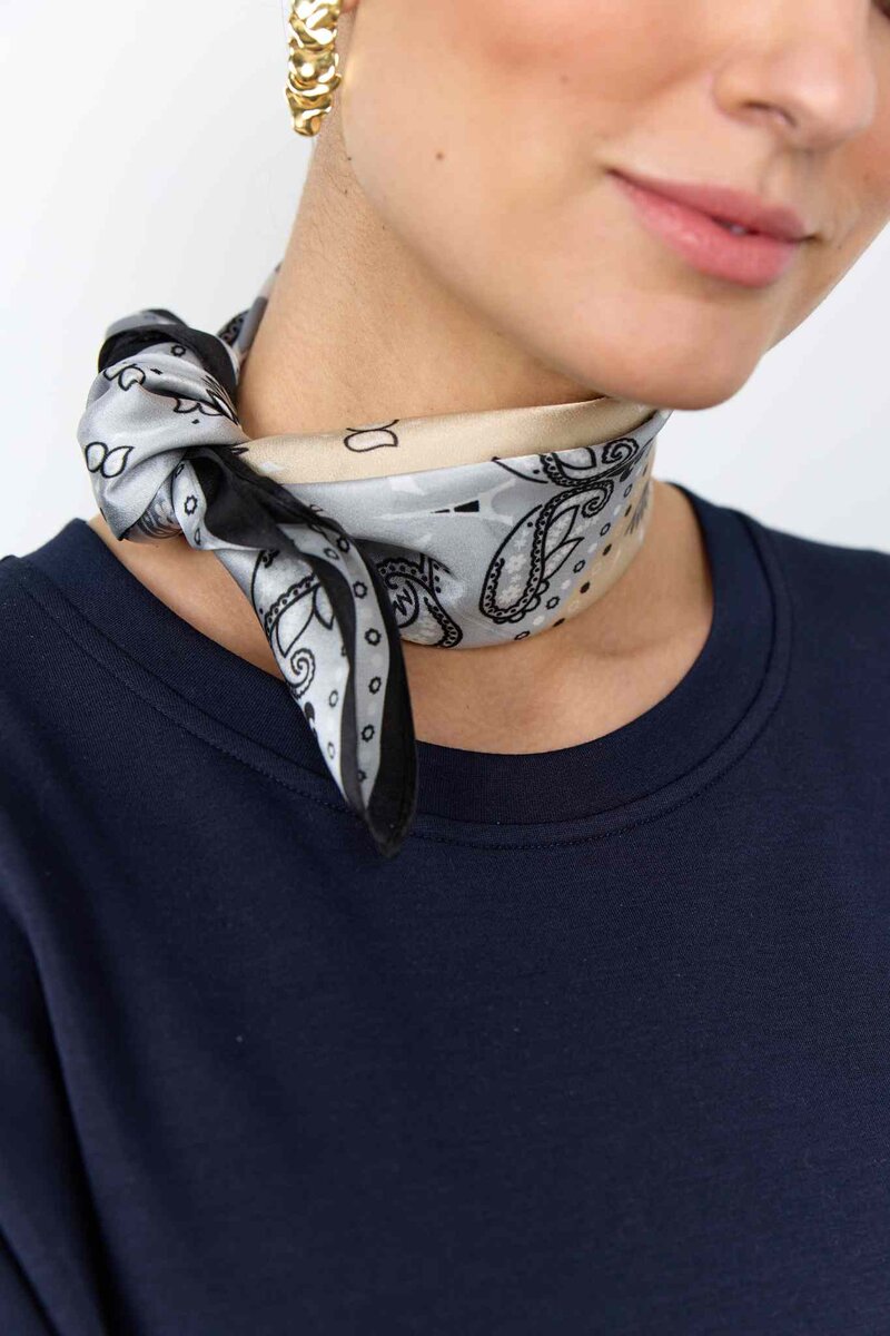Flicka-1-Scarf-Dam-Black-Combi-Soyaconcept--Smilebutiken-1