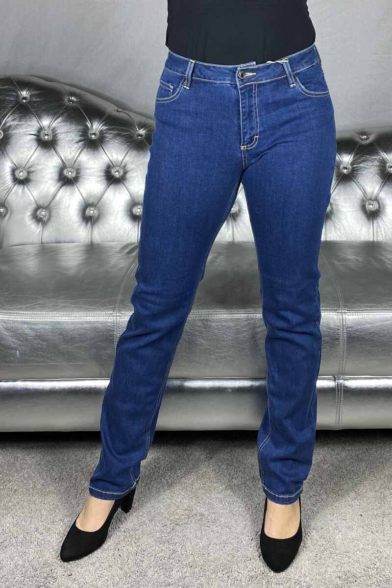 Freequent-Adina-Stretchjeans-Dam-Mellanbla-10