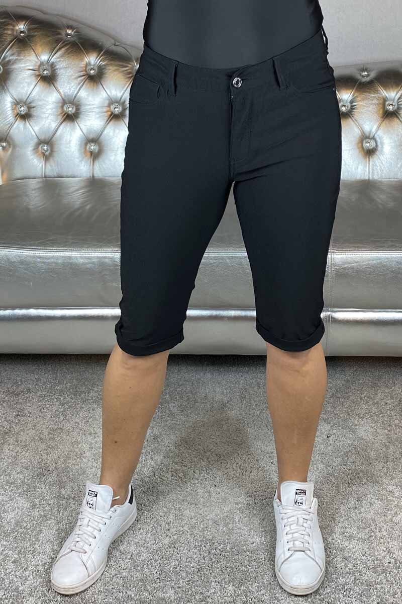 Freequent-Amie-Langa-Shorts-Power-Dam-Svart-10