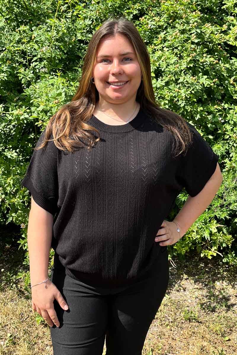 Freequent-Ani-Kortarmad-Pullover-Dam-Black-5