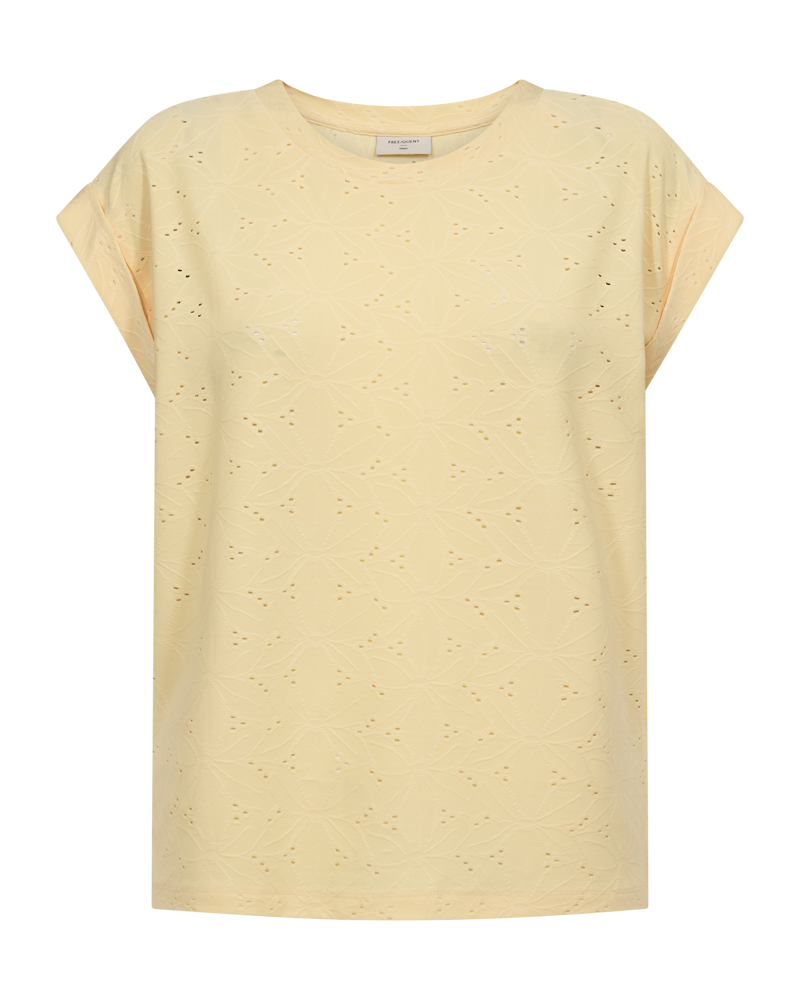 Freequent-Blond-T-shirt-Dam-Golden-Haze-1