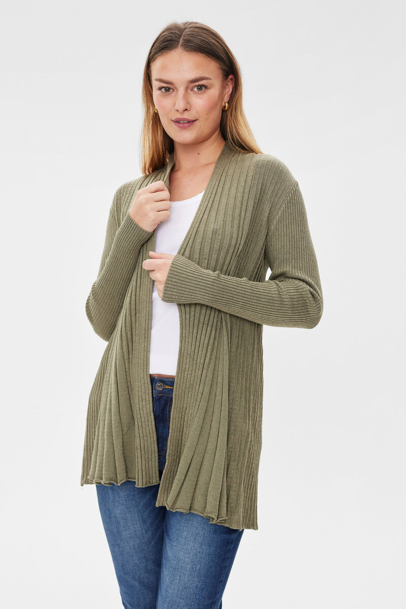 Freequent-Claudisse-Long-Cardigan-Dam-Deep-Lichen-Green-Mel-1