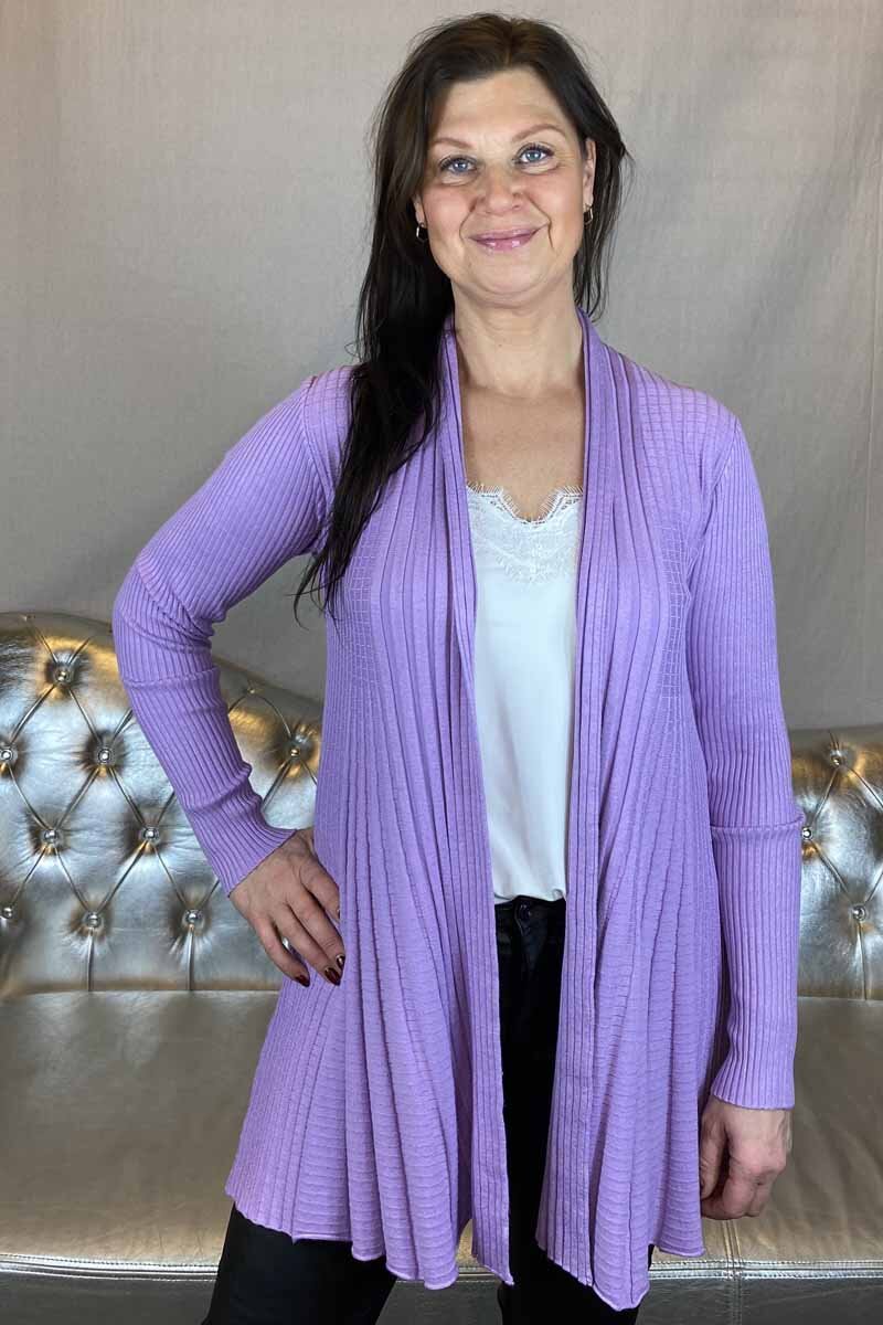 Freequent-Claudisse-Long-Cardigan-Lavendula-Dam-10