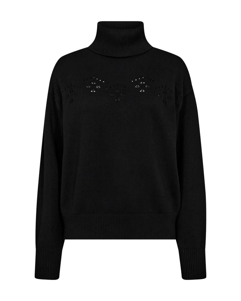 Freequent-Claura-Pullover-Polo-Dam-Black-1