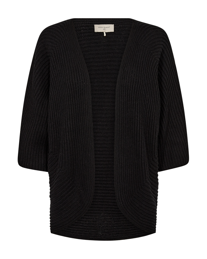 Freequent-Cotla-Cardigan-Dam-Black-1
