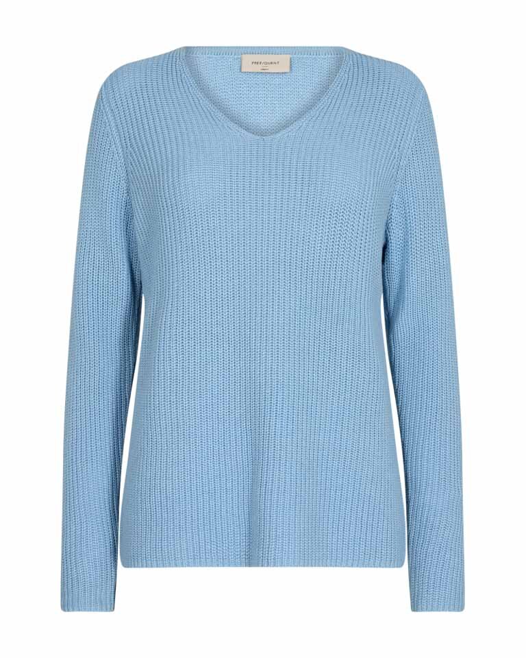 Freequent-Ellis-V-Langarmad-Troja-Chambray-Blue-Dam-1