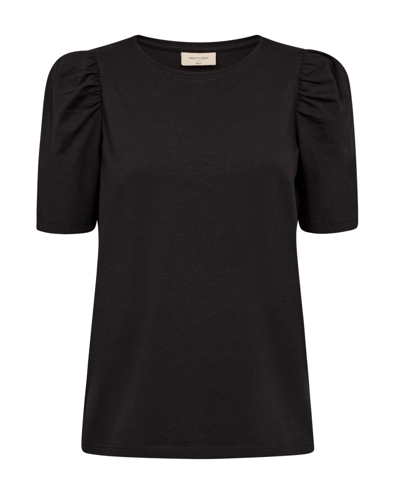 Freequent-Fenja-T-shirt-Puff-Dam-Black-1