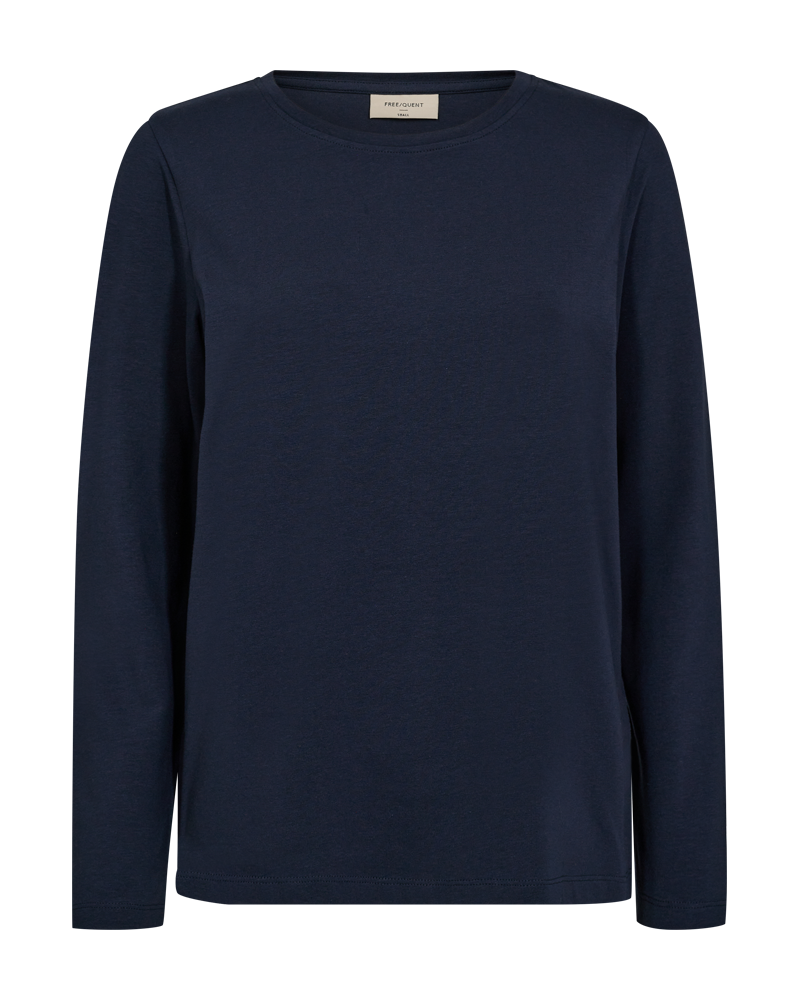 Freequent Fenja Tee Långärm Dam Navy Blazer