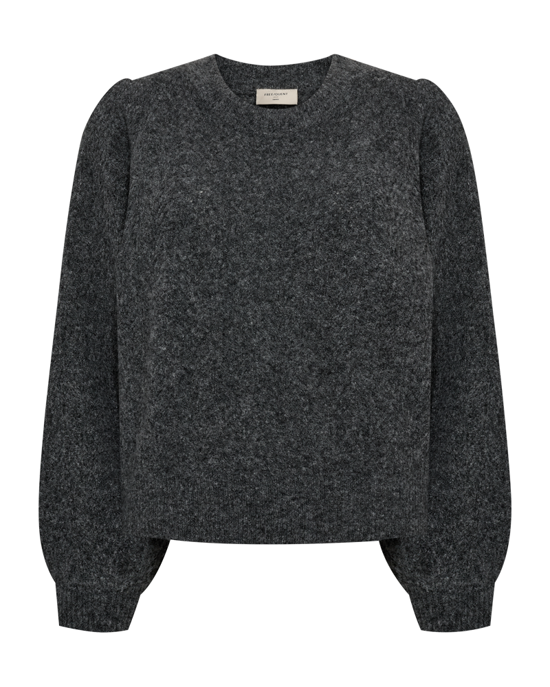 Freequent-Grsevalin-Pullover-Dam-Dark-Grey-Melange-1