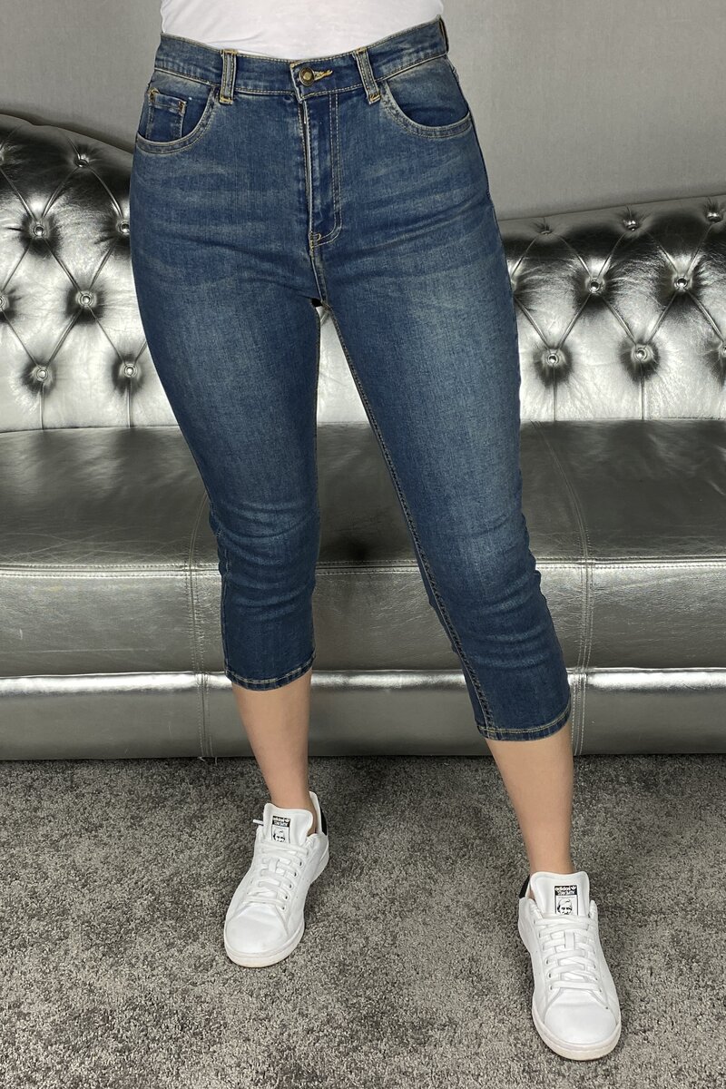 Freequent-Harlow-Denim-Capri-Dam-Mellanbla-10