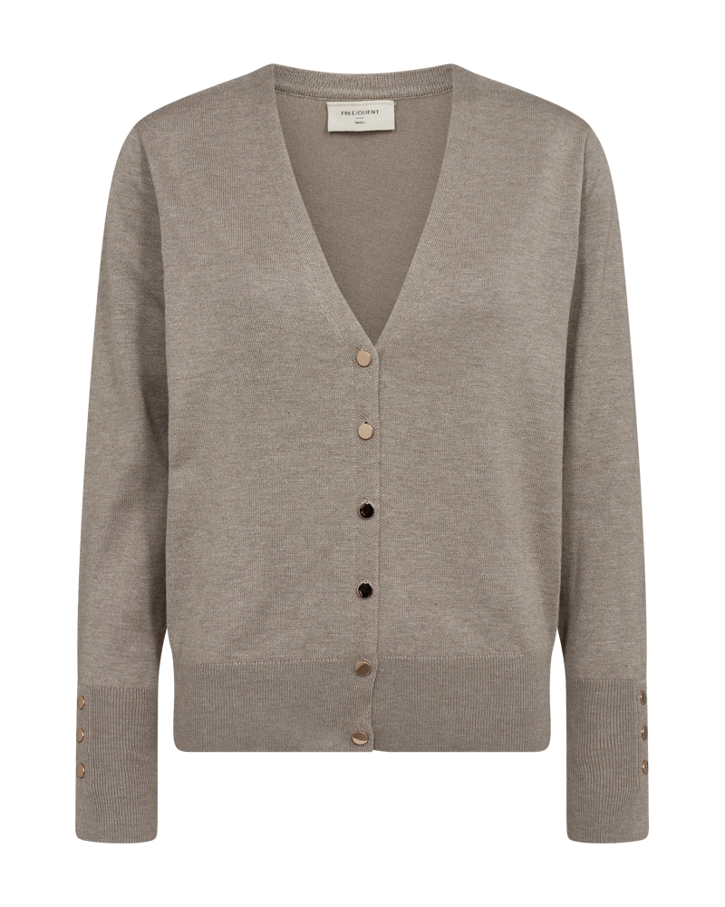 Freequent-Katie-Cardigan-V-ringad-Dam-Desert-Taupe-Melange-1