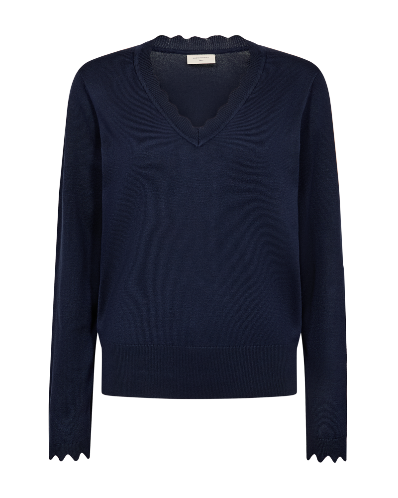 Freequent-Katie-Scallop-Pullover-Dam-Navy-Blazer-1