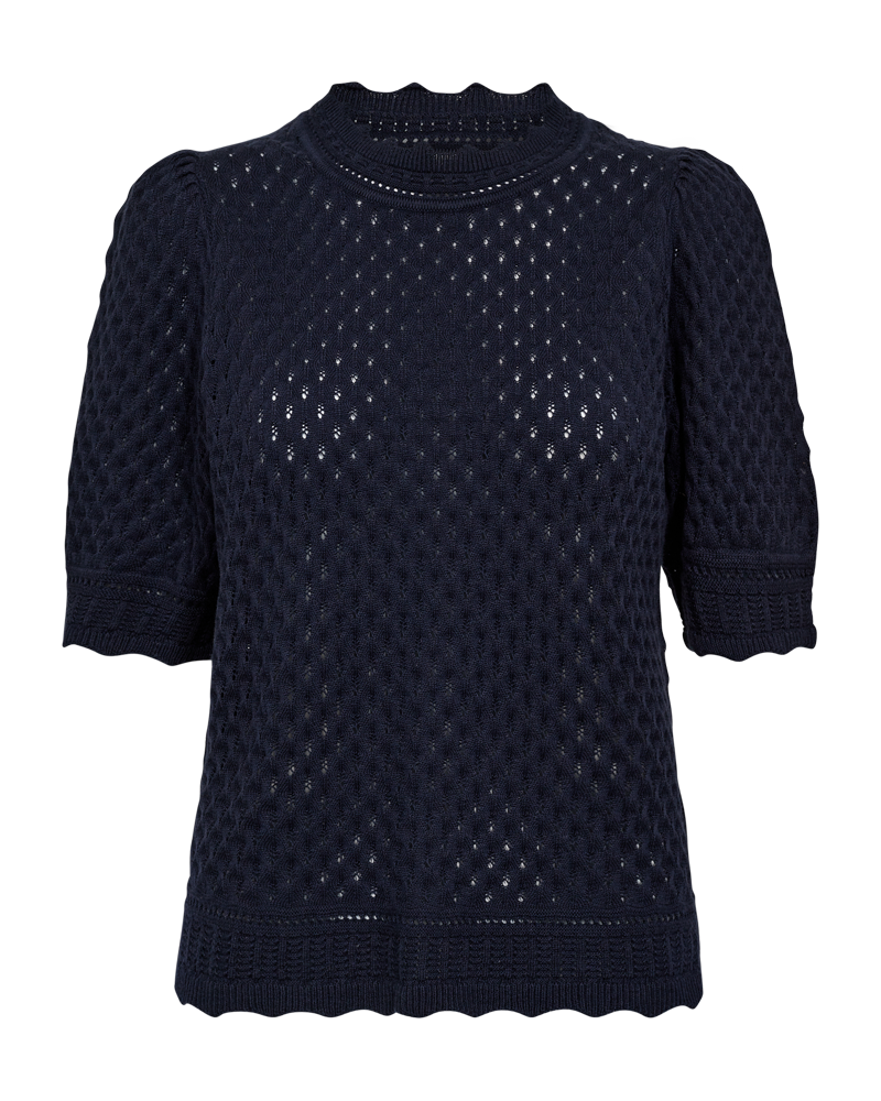 Freequent-Ogina-Topp-Dam-Navy-Blazer-1