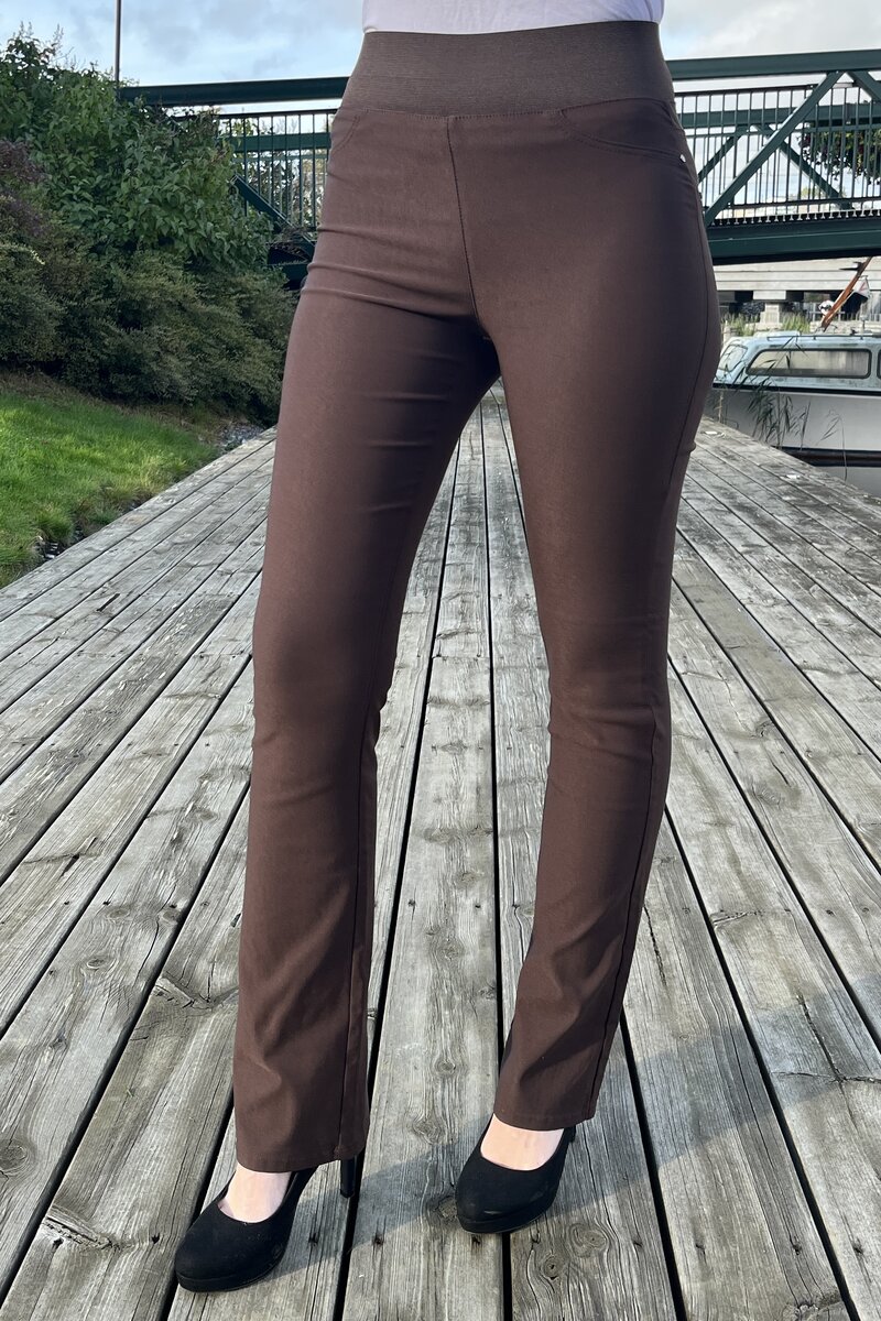Freequent-Shantal-Bootcut-Langd-32-Power-Dam-Coffee-Bean-1